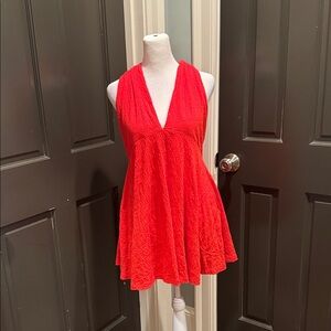 Free People Ref Halter Women's Mini Dress Size Small